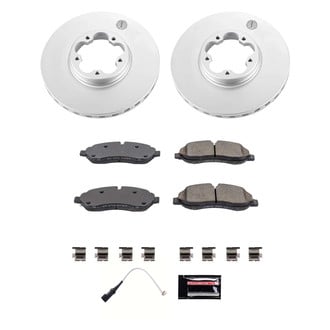 PowerStop® - Z17 Evolution Geomet® Plain Front Brake Kit