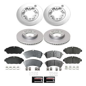 PowerStop® - Z17 Evolution Geomet® Plain Front and Rear Brake Kit