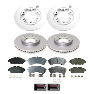 PowerStop® - Z17 Evolution Geomet® Plain Front and Rear Brake Kit
