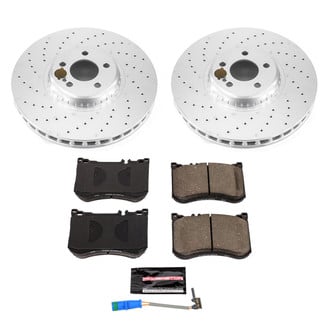 PowerStop® - Z17 Evolution Geomet® Plain Front Brake Kit