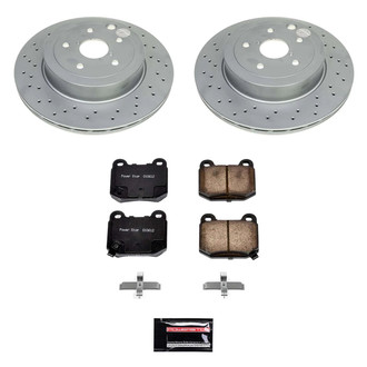 PowerStop® - Z17 Evolution Geomet® Plain Rear Brake Kit