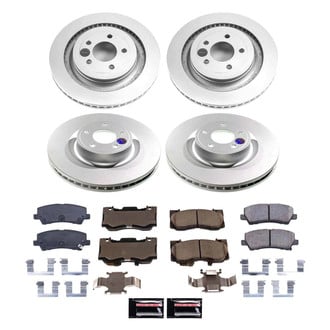 PowerStop® - Z17 Evolution Geomet® Plain Front and Rear Brake Kit