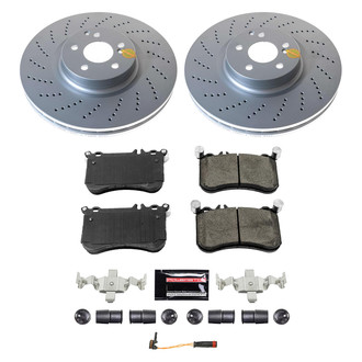 PowerStop® - Z17 Evolution Geomet® Plain Front Brake Kit