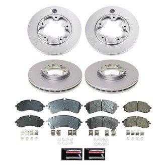 PowerStop® - Z17 Evolution Geomet® Plain Front and Rear Brake Kit