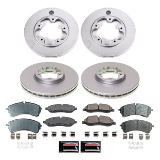 PowerStop® - Z17 Evolution Geomet® Plain Front and Rear Brake Kit