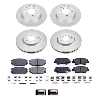 PowerStop® - Z17 Evolution Geomet® Plain Front and Rear Brake Kit