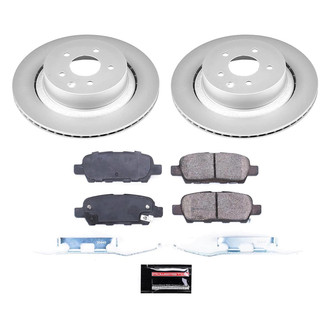 PowerStop® - Z17 Evolution Geomet® Plain Rear Brake Kit