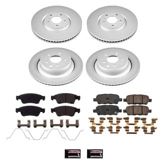 PowerStop® - Z17 Evolution Geomet® Plain Front and Rear Brake Kit