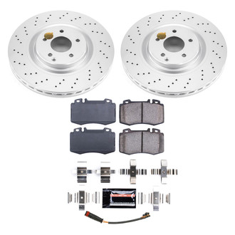 PowerStop® - Z17 Evolution Geomet® Plain Front Brake Kit