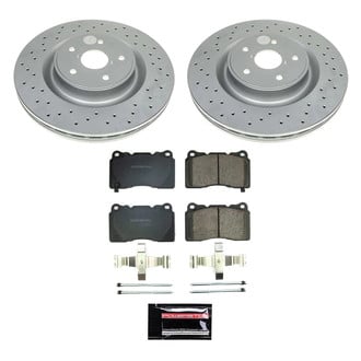 PowerStop® - Z17 Evolution Geomet® Plain Front Brake Kit