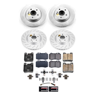 PowerStop® - Z17 Evolution Geomet® Plain Front and Rear Brake Kit