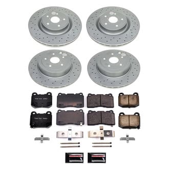PowerStop® - Z17 Evolution Geomet® Plain Front and Rear Brake Kit