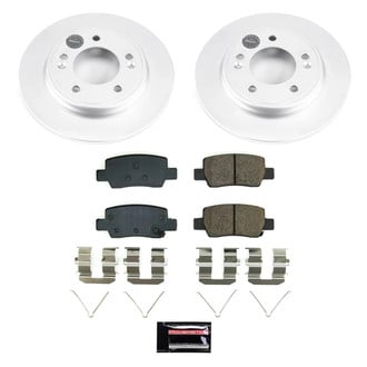 PowerStop® - Z17 Evolution Geomet® Plain Rear Brake Kit