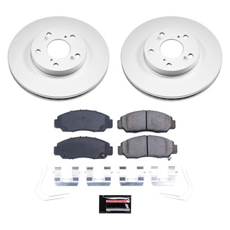 PowerStop® - Z17 Evolution Geomet® Plain Front Brake Kit
