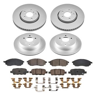 PowerStop® - Z17 Evolution Geomet® Plain Front and Rear Brake Kit