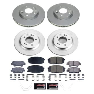 PowerStop® - Z17 Evolution Geomet® Plain Front and Rear Brake Kit