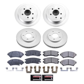 PowerStop® - Z17 Evolution Geomet® Plain Front and Rear Brake Kit