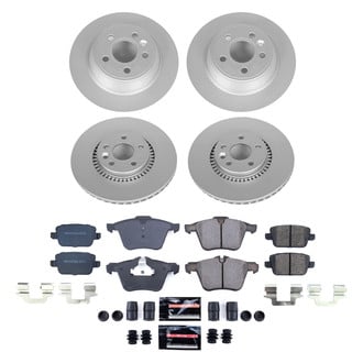PowerStop® - Z17 Evolution Geomet® Plain Front and Rear Brake Kit
