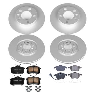 PowerStop® - Z17 Evolution Geomet® Plain Front and Rear Brake Kit