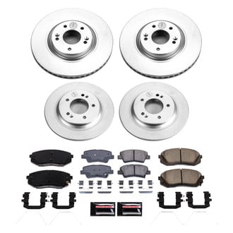 PowerStop® - Z17 Evolution Geomet® Plain Front and Rear Brake Kit