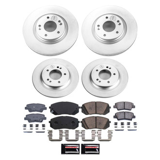 PowerStop® - Z17 Evolution Geomet® Plain Front and Rear Brake Kit