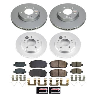 PowerStop® - Z17 Evolution Geomet® Plain Front and Rear Brake Kit