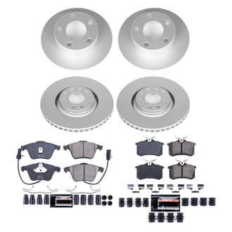 PowerStop® - Z17 Evolution Geomet® Plain Front and Rear Brake Kit
