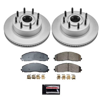 PowerStop® - Z17 Evolution Geomet® Plain Front Brake Kit