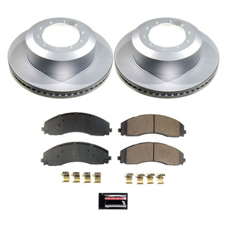 PowerStop® - Z17 Evolution Geomet® Plain Rear Brake Kit