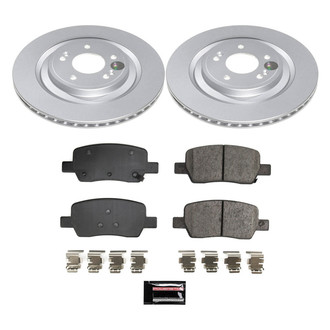 PowerStop® - Z17 Evolution Geomet® Plain Rear Brake Kit