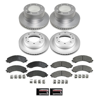 PowerStop® - Z17 Evolution Geomet® Plain Front and Rear Brake Kit