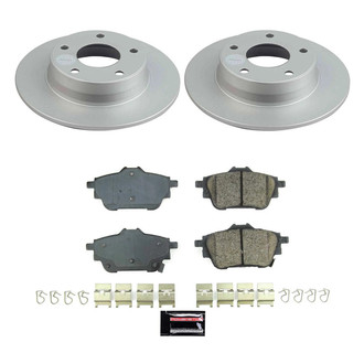 PowerStop® - Z17 Evolution Geomet® Plain Rear Brake Kit