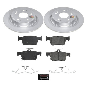 PowerStop® - Z17 Evolution Geomet® Plain Rear Brake Kit