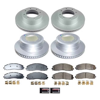 PowerStop® - Z17 Evolution Geomet® Plain Front and Rear Brake Kit