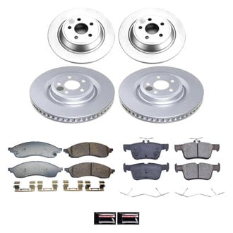 PowerStop® - Z17 Evolution Geomet® Plain Front and Rear Brake Kit