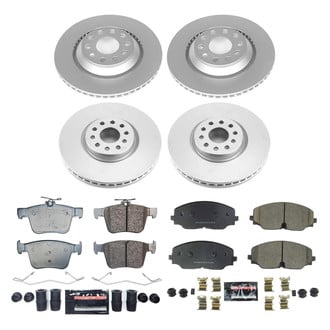 PowerStop® - Z17 Evolution Geomet® Plain Front and Rear Brake Kit