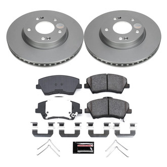 PowerStop® - Z17 Evolution Geomet® Plain Front Brake Kit