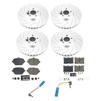 PowerStop® - Z17 Evolution Geomet® Plain Front and Rear Brake Kit