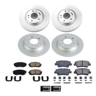 PowerStop® - Z17 Evolution Geomet® Plain Front and Rear Brake Kit