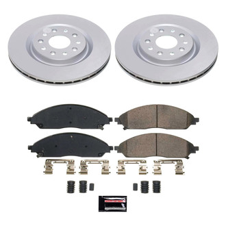 PowerStop® - Z17 Evolution Geomet® Plain Front Brake Kit