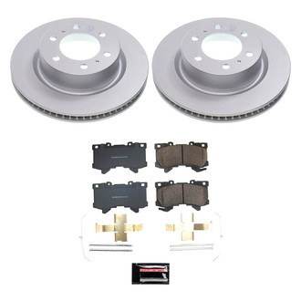 PowerStop® - Z17 Evolution Geomet® Plain Front Brake Kit
