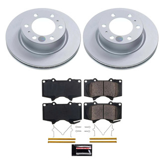 PowerStop® - Z17 Evolution Geomet® Plain Front Brake Kit