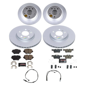 PowerStop® - Z17 Evolution Geomet® Plain Front and Rear Brake Kit