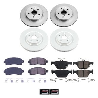 PowerStop® - Z17 Evolution Geomet® Plain Front and Rear Brake Kit