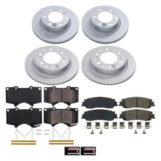 PowerStop® - Z17 Evolution Geomet® Plain Front and Rear Brake Kit