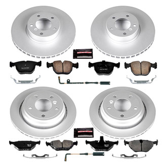 PowerStop® - Z17 Evolution Geomet® Plain Front and Rear Brake Kit