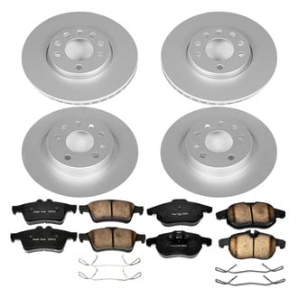 PowerStop® - Z17 Evolution Geomet® Plain Front and Rear Brake Kit