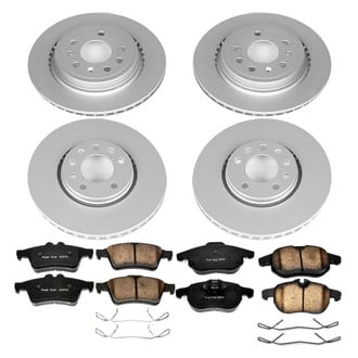 PowerStop® - Z17 Evolution Geomet® Plain Front and Rear Brake Kit
