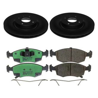 PowerStop® - EV35 Dual Guard™ Plain Front Disc Brake Kit