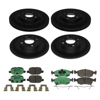 PowerStop® - EV35 Dual Guard™ Plain Front and Rear Disc Brake Kit